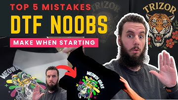 Watch This Before You Press DTF! Beginner Mistakes with DTF Transfers