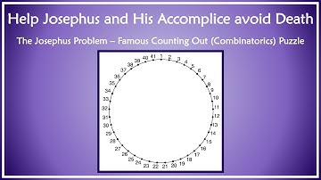 Famous Logic Puzzle - The Josephus Problem - Can You Help Josephus And His Accomplice Avoid Death?