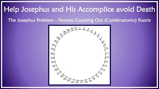Famous Logic Puzzle - The Josephus Problem - Can You Help Josephus And His Accomplice Avoid Death?