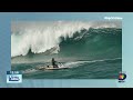 Mundo do surfe acompanha as ondas gigantes de Jaguaruna