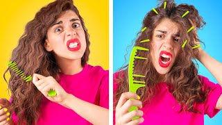 Long, Short and Curly Hair Problems! Funny Relatable Situations