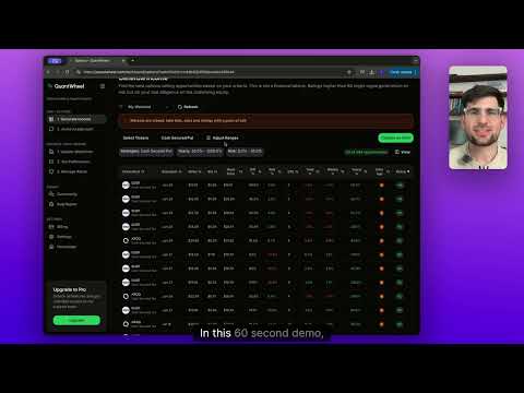 QuantWheel Demo Video preview