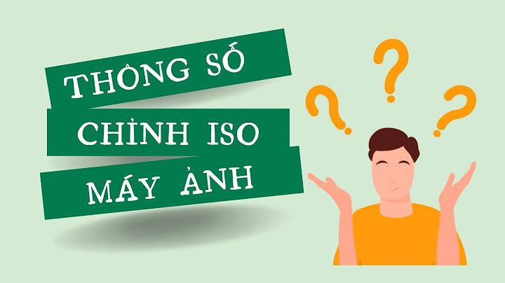 Chỉ số iso trong máy ảnh là gì năm 2024