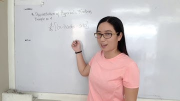 Derivatives of Hyperbolic Functions Examples