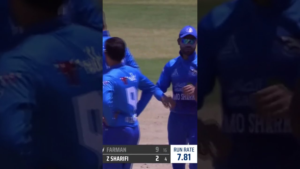 Farmanullah Bowled MAKvAMSKS Shpageeza ACB SportsCentral Shorts 3Z1K
