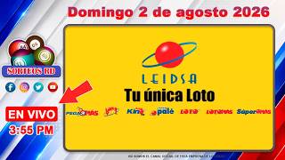 LEIDSA y Anguilla Lottery en Vivo 📺 | Domingo 2 de agosto 2026 / 3:55 P.M