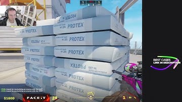twitch reacts to markeloff 1vs3 clutch! (CS2)