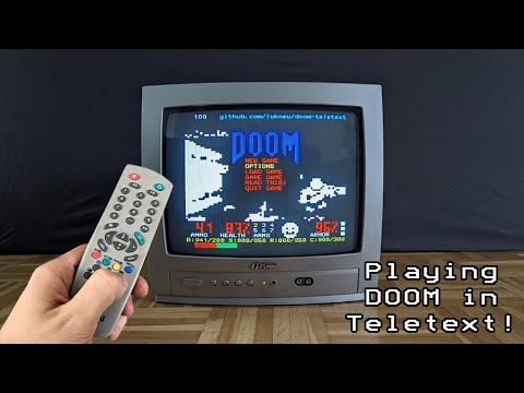 DOOM in Teletext