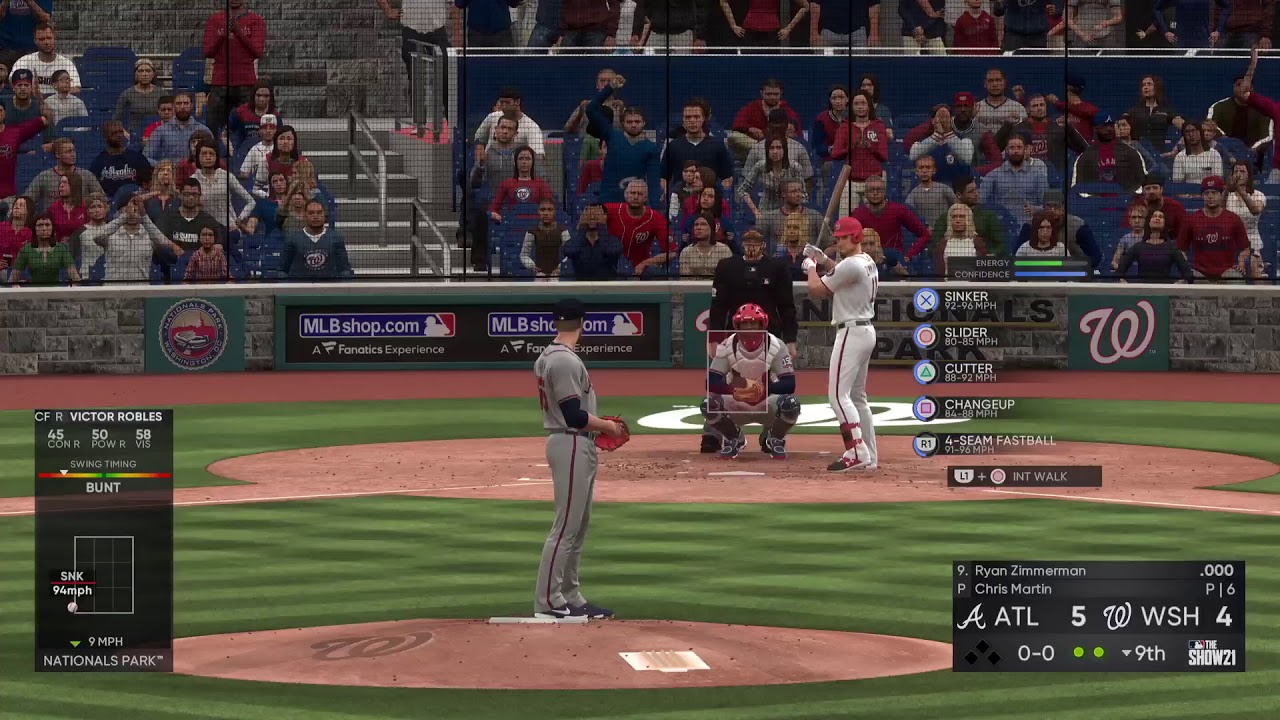 MLB The Show 21 Braves Nationals YouTube