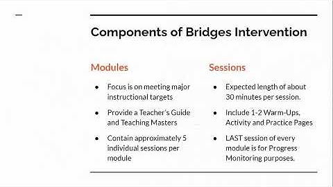 Bridges Math Intervention Intro