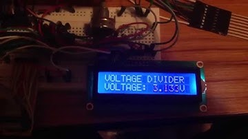[AVR C] Voltage divider display using Atmega 32 and 16x2 LCD