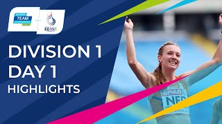 RECORDS SMASHED | Division 1 Day 1 Highlights | Silesia 2023 European Athletics Team Championships