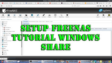Freenas 9.10 setup a window share beginners Tutorial