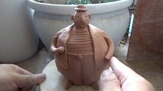 Learn to Sculpture A Simple Figure of a Man DIY | Clay Relax