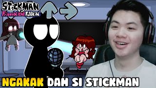 STICKMAN PERANG MIC SAMA BOYFRIEND!! (+2 Secret Song) | Stickman VS Friday Night Funkin