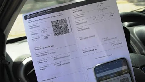 Porque o documento do carro mudou?