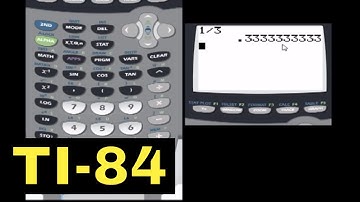 TI-84 Calculator - 08 - Convert between Fractions and Decimals