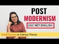 Post Modernism Literary Theory: Crash Course for UGC NET English