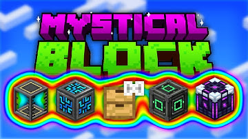 Minecraft Mystical Block | CREATIVE ITEMS & TERRASTEEL SEEDS! #18 [Modded Questing Skyblock]