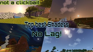 MCPE TOP 5 BEST WORKING SHADERS | No lag MINECRAFT PE TOP 5 BEST SHADERS FOR MCPE 1.12 + | BUSIAW TV