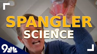 Spangler Science: How to turn a bottle full of water upside down without spilling