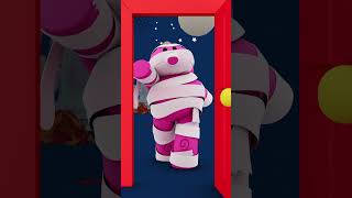 🚪 Who could be behind the Door? Open the door and discover a Halloween surprise! 🎃 #pocoyo