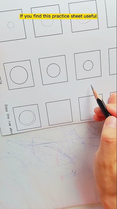 A drawing practice sheet for beginners. for free. - YouTube