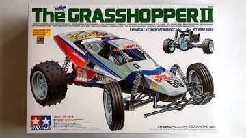 UNBOXiNG the New Tamiya Grasshopper II 2017 Re-release (Tamiya RC Model #58643)