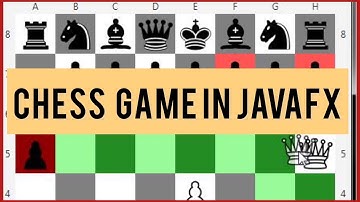 javafx chess game with source code || chess game in java || chess game in javafx