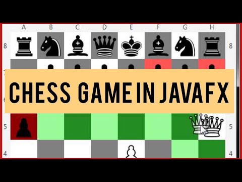 javafx chess game with source code || chess game in java || chess game in javafx