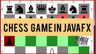 javafx chess game with source code || chess game in java || chess game in javafx