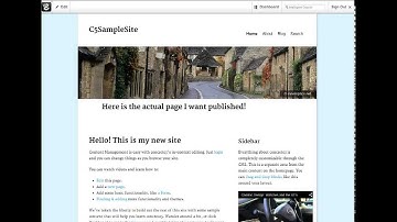 Utilizing concrete5 Page Versions