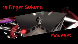 15 Finger Sukuna Moveset In Jjs Skillbuilder
