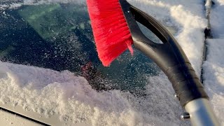 Full Easy to use and stores compactEcoNour 17 Snow Brush & Ice Scraper for Car Windshield | Automotive S Guide