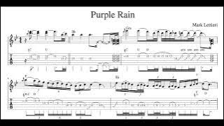Purple Rain (solo) / Mark Lettieri Transcriptions Tab & Sheet Music