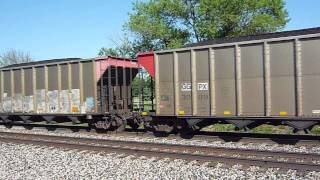 BNSF horsepower pulls coal east in Michigan
