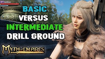 Myth of Empires basic and intermediate drill grounds