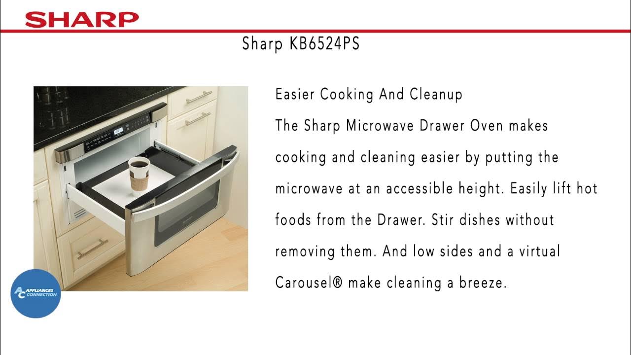 Sharp Builtin Microwave Drawer Oven KB6524PS at www