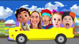 CoCo Wheels on The Bus Go Round and Round SISTEM Version | Nursery Rhymes  @deltv01