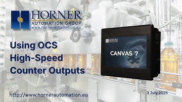 Using OCS High Speed Counter Outputs