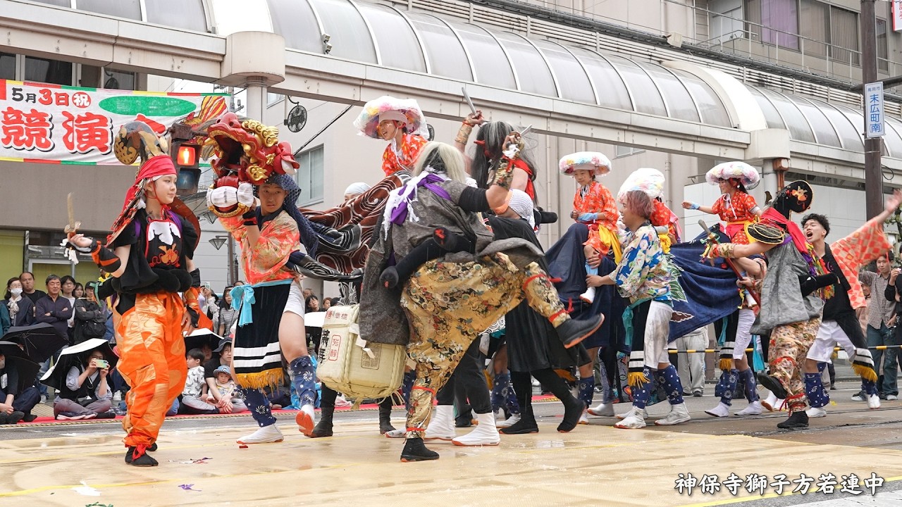 高岡獅子舞大競演会2026 神保寺獅子方若連中(射水市) / すえひろーど