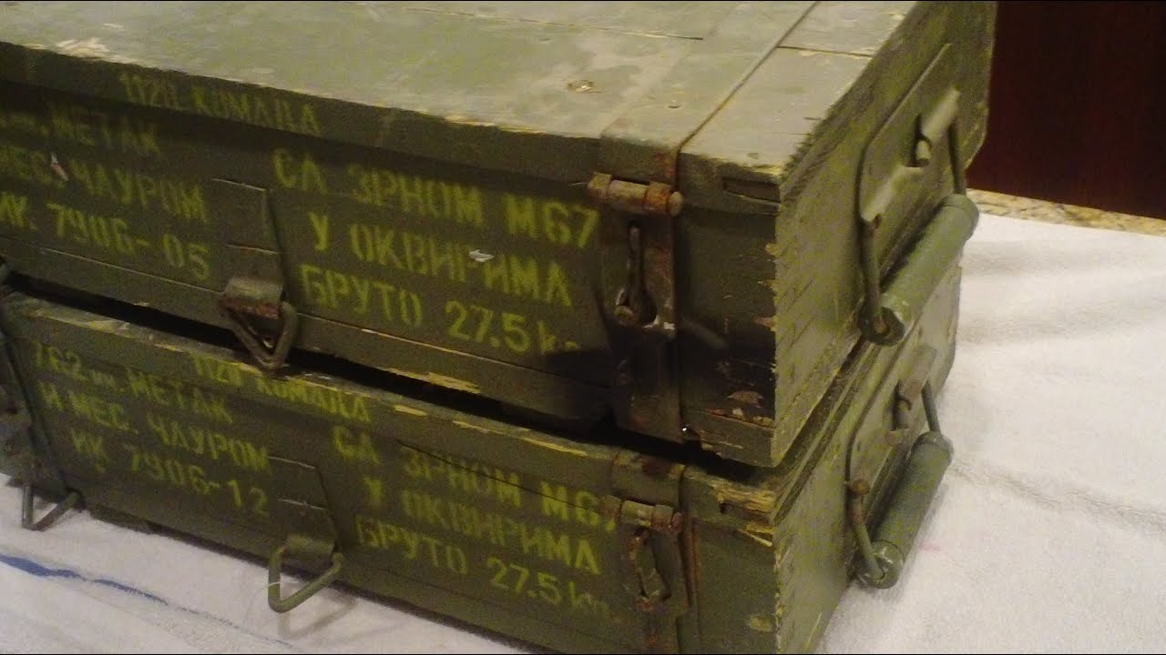 crates full of rare m67 ammo surplus youtube