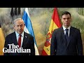 Spain&#39;s Pedro Sánchez tells Netanyahu number of deaths in Gaza &#39;truly unbearable&#39;