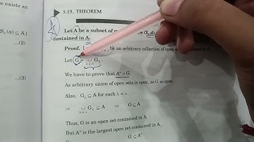pg 14-17 Chapter 5 Open & Closed Sets in Metric Spaces REAL ANALYSIS semester 5