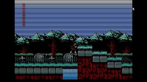 Castlevania 2 Simons Quest - A jump glitch that I found when I was a kid