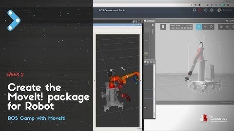 [Movelt! Camp] Week 2: Create the Movelt! package for Robot
