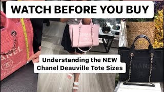 NEW Chanel Deauville SMALL Totes (sizes, colors, prices, mod shots and  more…) 