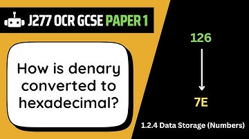 Denary to Hexadecimal | 2.4 | OCR GCSE Computer Science | J277
