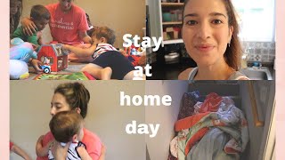 STAY AT HOME VLOG | day in the life | MOM OF THREE