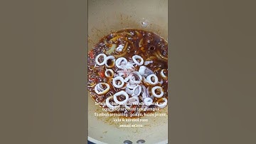 Thumbnail of 3 menit saja masak cumi biar tidak alot, cumi saus tiram #shorts